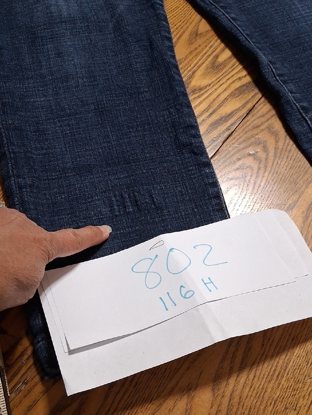 KUT FROM THE KLOTH Jeans Womens 8 BLUE Preowned CROPPED ?? Denim Pants Used - Picture 2 of 6